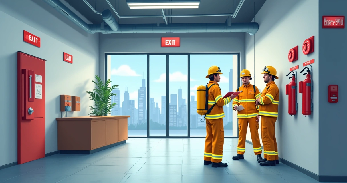 Vistoria do corpo de bombeiros em edifício para obtenção do AVCB
