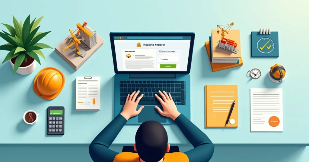 Gestora usando plataforma digital para cadastro de obra CNO