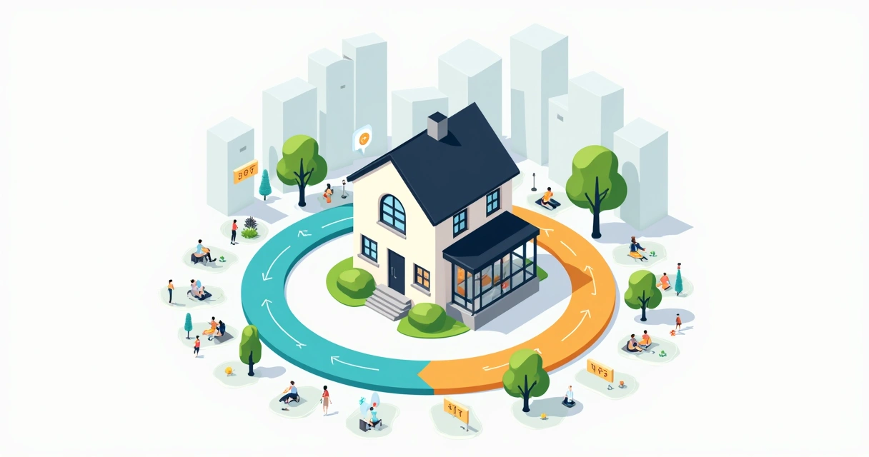 Linha do tempo de posse pacífica representada em imóvel urbano